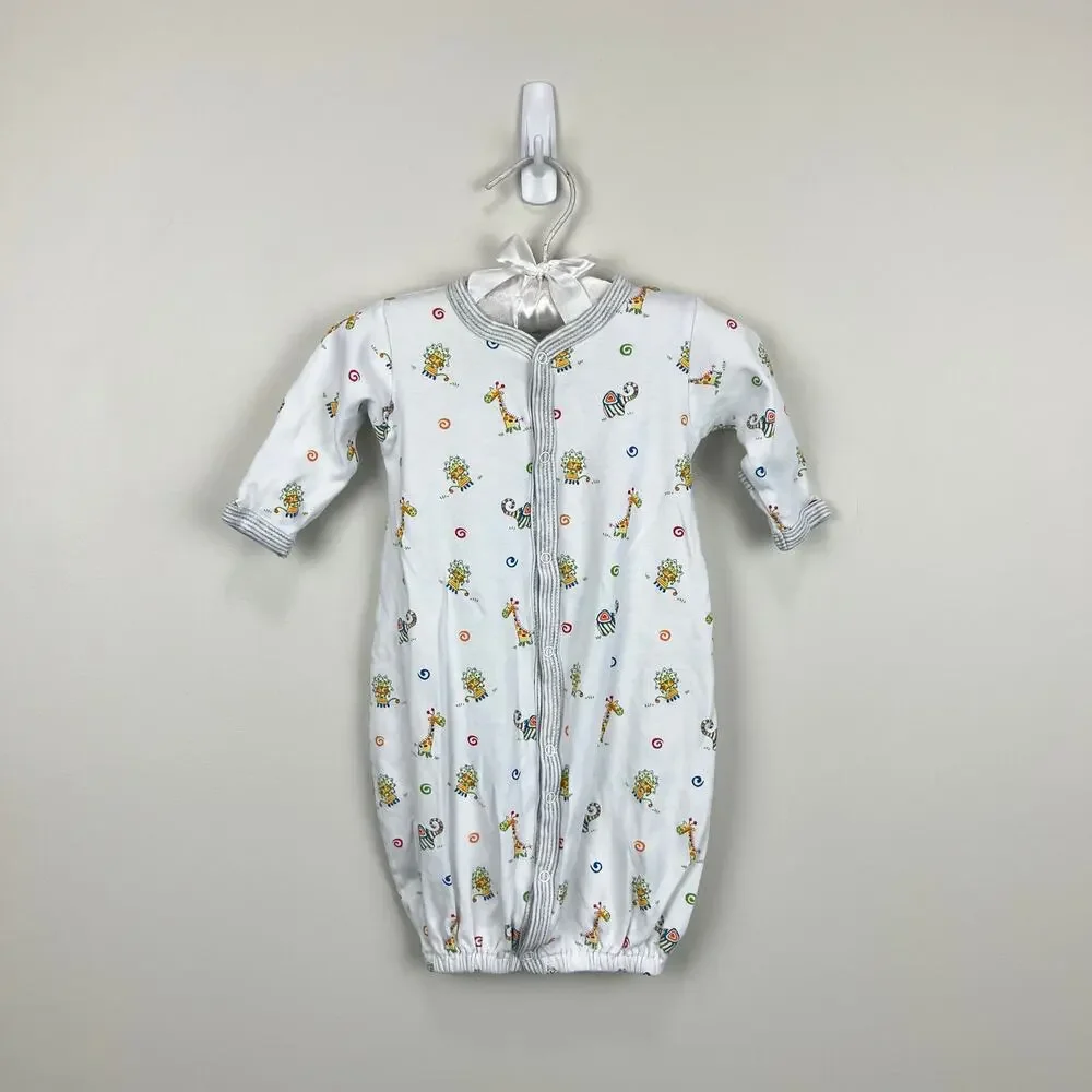 Kissy Kissy Animal Print Converter Sleep Gown Newborn